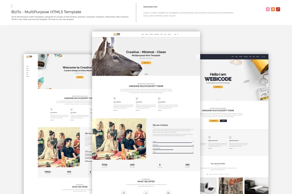 BizTo | MultiPurpose HTML5 Template